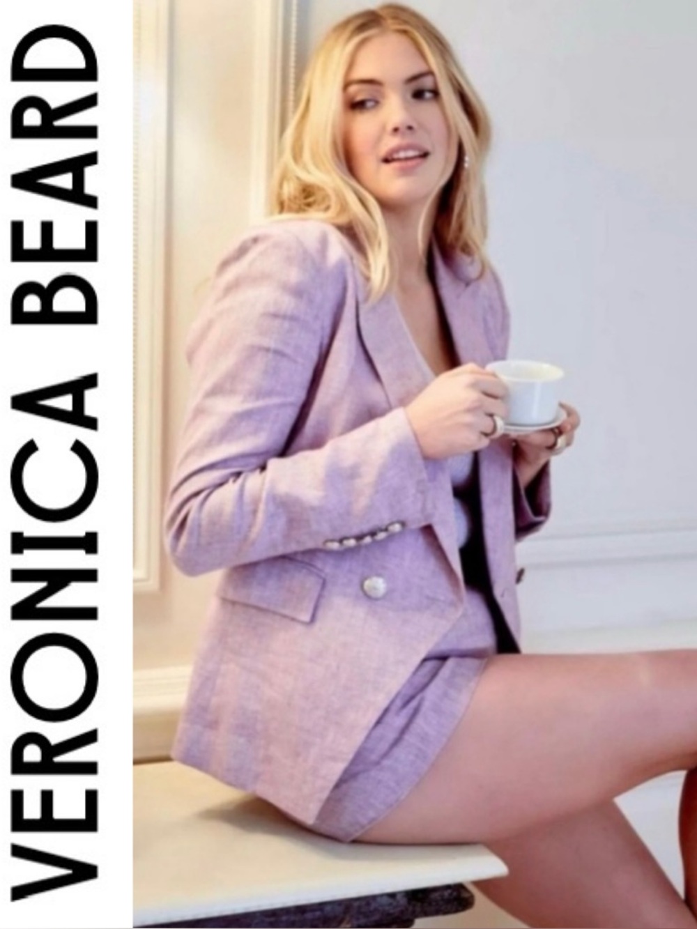 Veronica Beard Miller Linen Blazer & Kimm Short Set